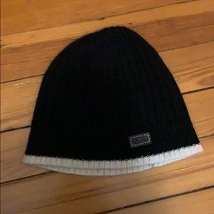 black and white kids hat
